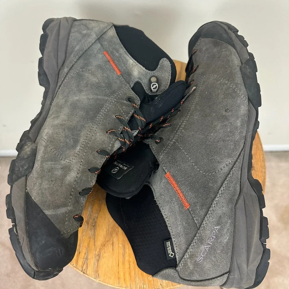 Scarpa Mojito Hike GTX 63310-200 Mens US 11 2/3 Hiking Shoes Shark Gray Leather